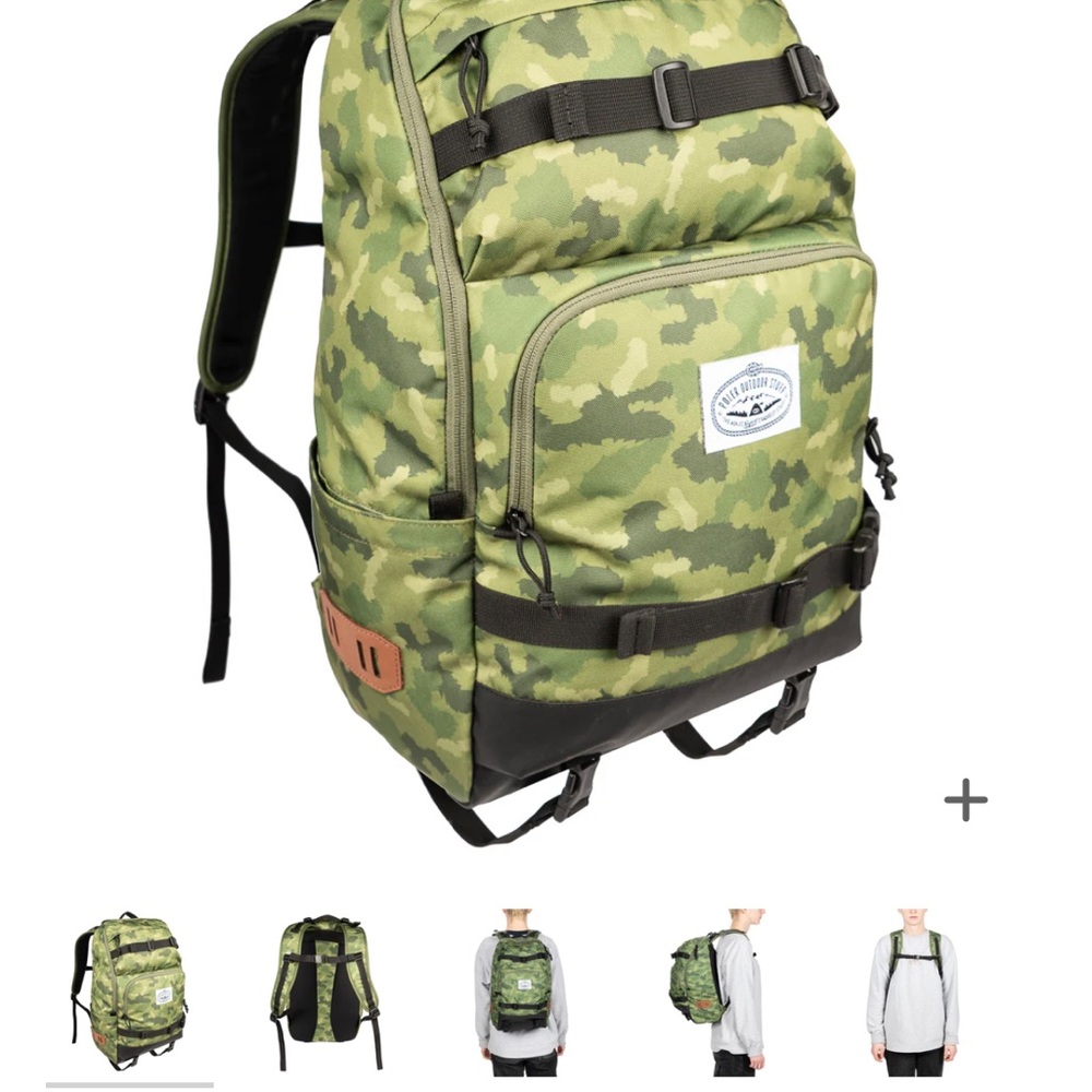 Poler Green Camo Backpack